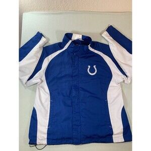 Indianapolis colts vintage Reebok zip up jacket large manning